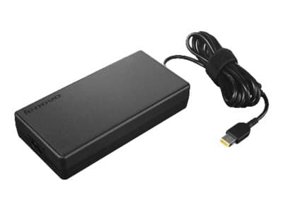 Lenovo ThinkPad 170W AC Adapter (Slim Tip) - Strømadapter - AC 100-240 V - 170 watt - FRU - for ThinkPad T440p 20AN, 20AW; T540p 20BE, 20BF; W540 20B Sort