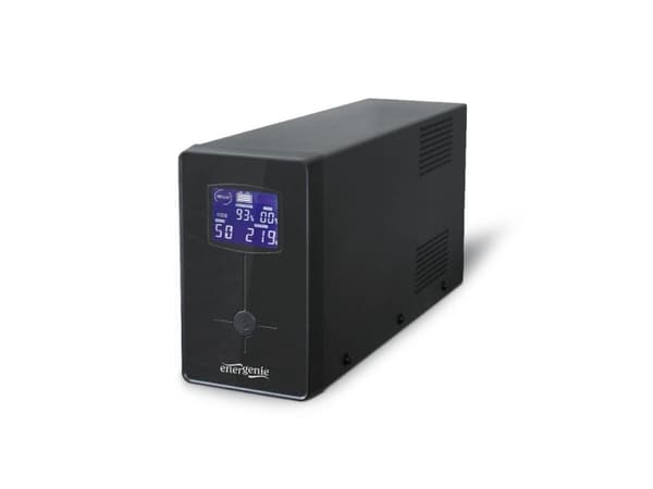 EnerGenie EG-UPS-031 - UPS - AC 220 V - 390 watt - 650 VA - 7 Ah - utgangskontakter: 3 - svart