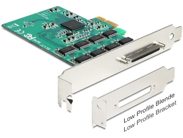 Delock PCI Express Card > 8 x Serial RS-232 - Seriell adapter - PCIe - RS-232 x 8