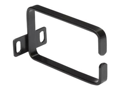 StarTech.com 1U Vertical 2.2 x 3.9in Server Rack Cable Management D-Ring Hook w/ Flexible Opening - Network Rack-Mount Cord Organizer Ring (CMHOOK1U)