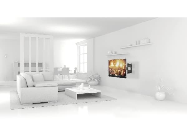 Vogel's SOUND 1250 - Monteringskomponent (2 soundbar-fester) - for lydsystem - svart - bak flatpanel