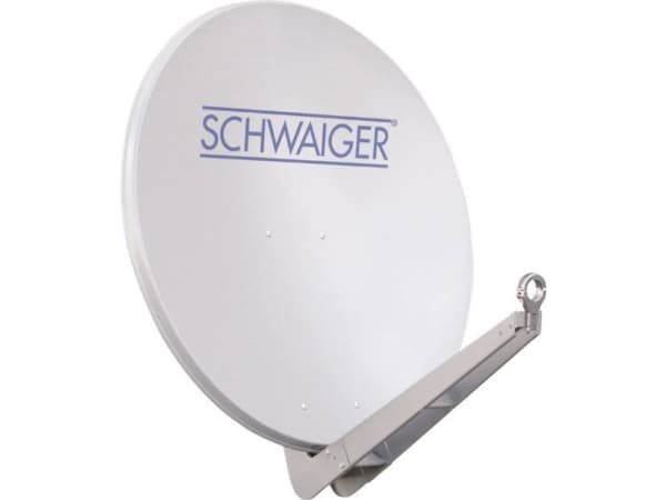 Schwaiger SPI085, 10,70 - 12,75 GHz, 39,3 dBi, Hvit, 85 cm