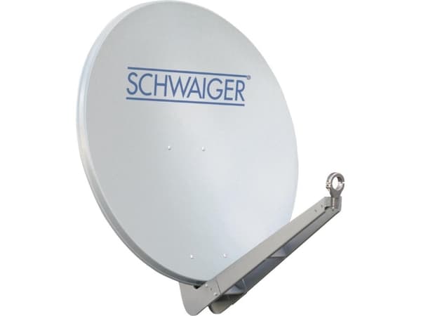 Schwaiger SPI085, 10,70 - 12,75 GHz, 39,3 dBi, Hvit, 85 cm