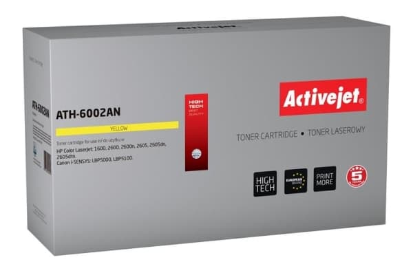 Activejet ATH-6002AN, 2000 sidor, Gul, 1 styck