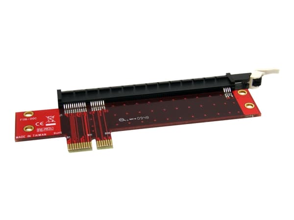 StarTech.com PCI Express X1 to X16 Low Profile Slot Extension Adapter - PCIe x1 to x16 Adapter (PEX1TO162) - PCIe x1 til PCIe x16 sporadapter - for P