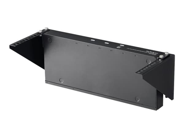 StarTech.com 4U Wall Mount Patch Panel Bracket - 19 inch Steel Vertical Mounting Bracket for Network and Data Equipment (RK419WALLV) - Monteringsbrak