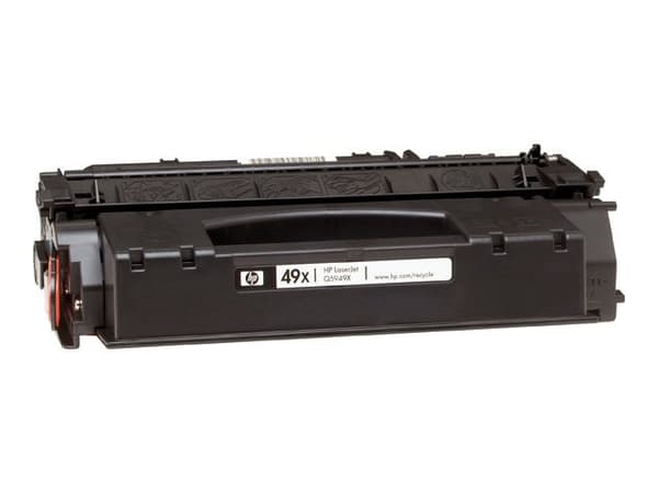 HP 49X - Lång livslängd - svart - original - LaserJet - tonerkassett (Q5949X) - för LaserJet 1160, 1160Le, 1320, 1320n, 1320nw, 1320t, 1320tn, 3390,