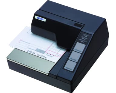 Epson TM U295 - Kvitteringsskriver - punktmatrise - JIS B5 - 16,2 cpi - 7 pin - inntil 2.1 linjer/sek - seriell - mørk grå
