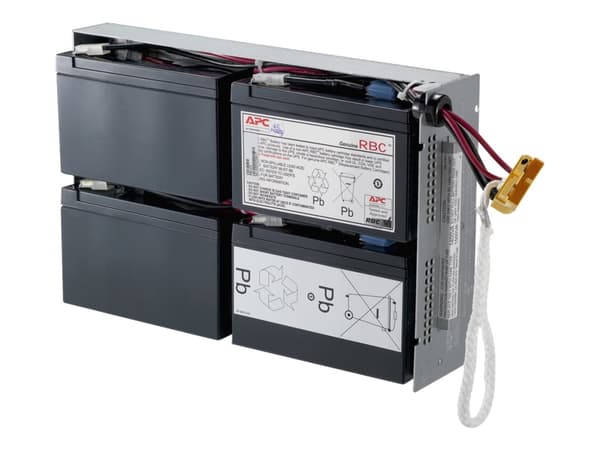 APC Replacement Battery Cartridge #24 - UPS-batteri - blysyre - svart - for P/N: DLA1500RM2U, SU1400R2IBX135, SUA1500R2ICH, SUA1500RM2U-BR, SUA1500RM