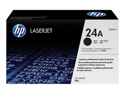 HP 24A - Svart - original - LaserJet - tonerpatron (Q2624A) - for LaserJet 1150