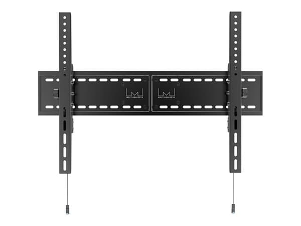 Multibrackets M Universal Wallmount Tilt HD - Monteringssett (tippeveggmontering) - for flatpanel - svart - skjermstørrelse: 63"-110" - monteringsgre