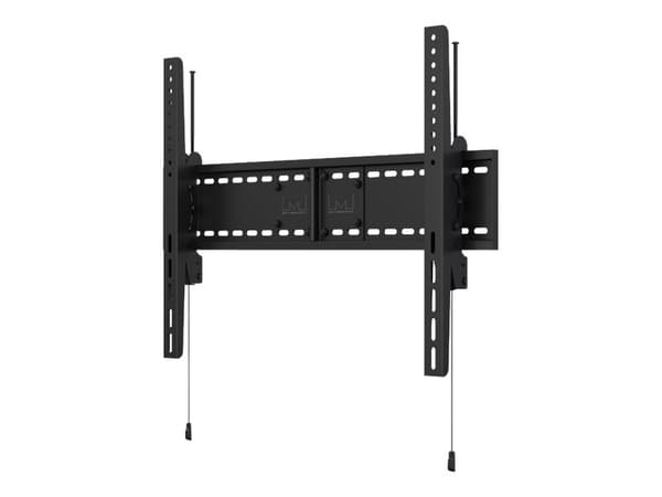 Multibrackets M Universal Wallmount Tilt HD - Monteringssett (tippeveggmontering) - for flatpanel - svart - skjermstørrelse: 63"-110" - monteringsgre Sort