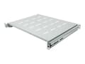 Miniatyrbilde 2 av 5: Intellinet 19" Sliding Shelf, 1U, For 600 to 800mm Depth Cabinets & Racks, shelf depth 350mm, Grey - Rack-hylle - grå, RAL 7035 - 1U - 19"