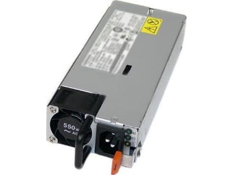 Lenovo High Efficiency - Strømforsyning - "hot-plug" / redundant (plug-in modul) - 80 PLUS Platinum - AC 120/230 V - 550 watt - for System x3550 M5 5