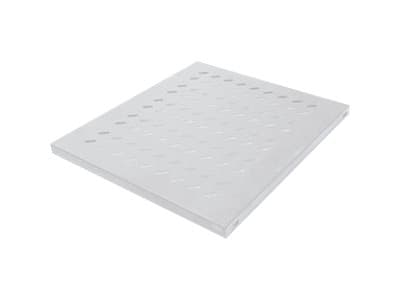 Intellinet 19" Fixed Shelf, 1U, 700mm Depth, Max 100kg, Grey - Rack-hylle - grå, RAL 7035 - 1U - 19"