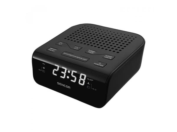 Sencor SRC 136 B - Klockradio - svart
