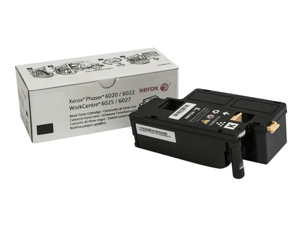 Xerox Phaser 6020/6022 / WorkCentre 6025/6027 musta värikasetti (normaali kapasiteetti, 2 000 sivua), 2000 sivua, Musta, 1 kpl