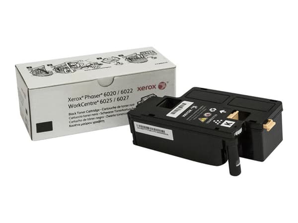 Xerox Phaser 6020/6022 / WorkCentre 6025/6027 musta värikasetti (normaali kapasiteetti, 2 000 sivua), 2000 sivua, Musta, 1 kpl