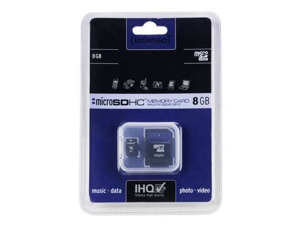 Intenso - Flashminnekort - 8 GB - SDHC