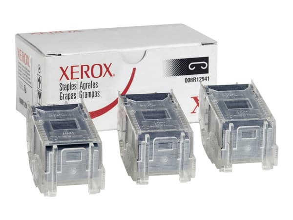 Xerox Nitomalaitteen täyttöpakkaus, Advanced- ja Professional-viimeistelylaite ja käsinitomalaite, 5000 niitit, Xerox, Kiinnitys, Metalli, Musta, Läp