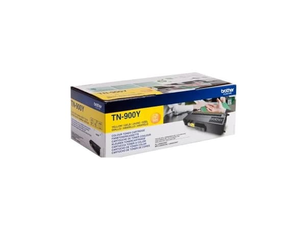 Brother TN900y - Gul - original - tonerpatron - for Brother HL-L9200CDWT, HL-L9300CDWT, HL-L9300CDWTT, MFC-L9550CDW, MFC-L9550CDWT