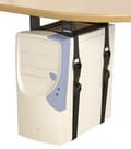 Pikkukuva 4 / 5: Kondator LiftFix, Pöydälle asennettava keskusyksikköteline, Musta, 330 x 50 x 100 mm, 1,05 kg