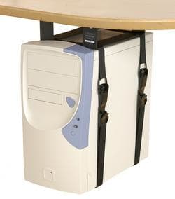Kondator LiftFix, Pöydälle asennettava keskusyksikköteline, Musta, 330 x 50 x 100 mm, 1,05 kg