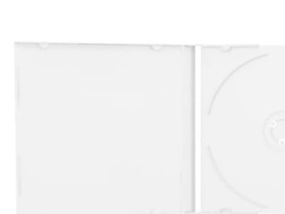 MediaRange - Tynn CD-oppbevaringseske - kapasitet: 1 CD, 1 DVD - blank