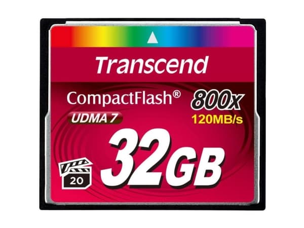 Transcend - Flashminnekort - 32 GB - 800x - CompactFlash