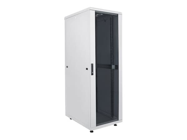 Intellinet Network Cabinet, Free Standing (Standard), 22U, Usable Depth 123 to 573mm/Width 503mm, Grey, Assembled, Max 1500kg, Server Rack, IP20 rate