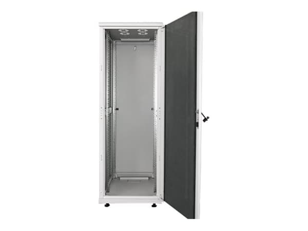 Intellinet Network Cabinet, Free Standing (Standard), 22U, Usable Depth 123 to 573mm/Width 503mm, Grey, Assembled, Max 1500kg, Server Rack, IP20 rate