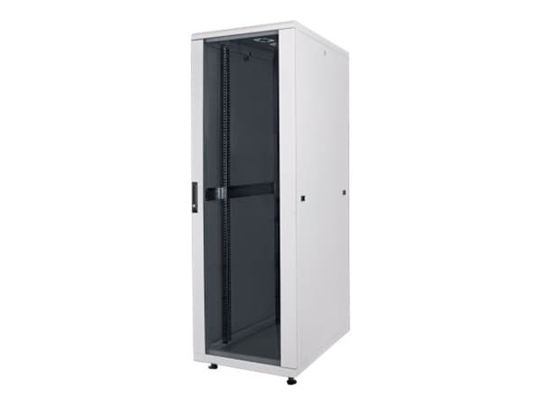 Intellinet Network Cabinet, Free Standing (Standard), 22U, Usable Depth 123 to 573mm/Width 503mm, Grey, Assembled, Max 1500kg, Server Rack, IP20 rate
