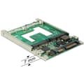 Miniatyrbilde 4 av 5: Delock Converter 2.5" SATA 22 pin > mSATA with RAID - Diskkontroller - 2 Kanal - SATA 6Gb/s - RAID RAID 0, 1, JBOD - SATA 6Gb/s