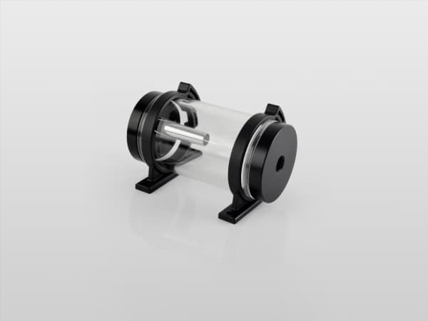 Bitspower BP-WTZM100P-BK, Vannblokk, Akryl, Polyoksymetylen (POM), Sort, Gjennomsiktig, 1/4", 120 mm, 6 cm