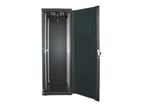 Intellinet Network Cabinet, Free Standing (Standard), 22U, Usable Depth 123 to 573mm/Width 503mm, Black, Assembled, Max 1500kg, Server Rack, IP20 rat