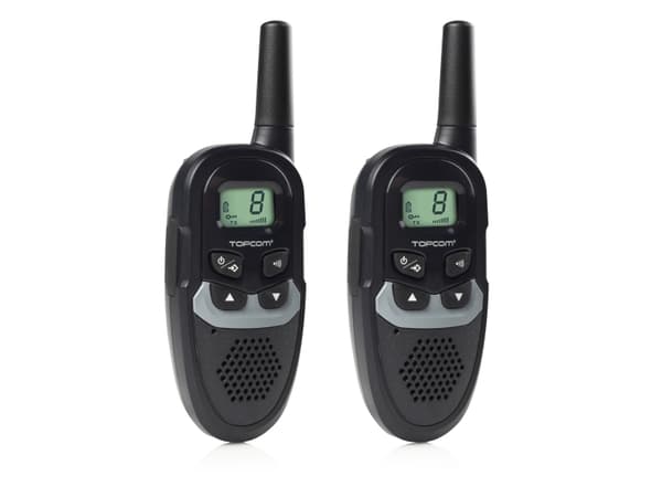 Topcom RC-6410, 8 kanaler, 446 Mhz, 6000 m, 130 g, 180 mm, 85 mm (2 st)