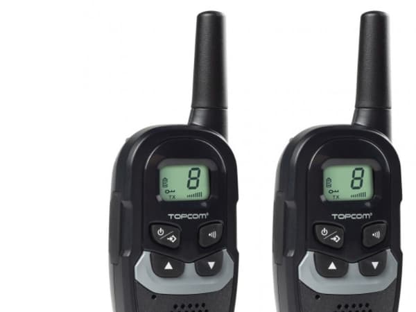 Topcom RC-6410, 8 kanaler, 446 Mhz, 6000 m, 130 g, 180 mm, 85 mm (2 st)