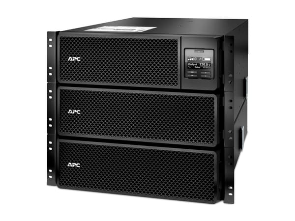 APC Smart-UPS SRT 8000VA RM - UPS (kan monteres i rack) - AC 230 V - 8000 watt - 8000 VA - Ethernet 10/100, USB - utgangskontakter: 14 - 6U - svart -