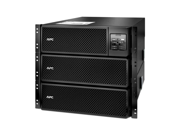 APC Smart-UPS SRT 8000VA RM - UPS (kan monteres i rack) - AC 230 V - 8000 watt - 8000 VA - Ethernet 10/100, USB - utgangskontakter: 14 - 6U - svart -