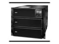 Miniatyrbilde 2 av 5: APC Smart-UPS SRT 8000VA RM - UPS (kan monteres i rack) - AC 230 V - 8000 watt - 8000 VA - Ethernet 10/100, USB - utgangskontakter: 14 - 6U - svart -