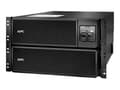 Miniatyrbilde 1 av 5: APC Smart-UPS SRT 8000VA RM - UPS (kan monteres i rack) - AC 230 V - 8000 watt - 8000 VA - Ethernet 10/100, USB - utgangskontakter: 14 - 6U - svart -
