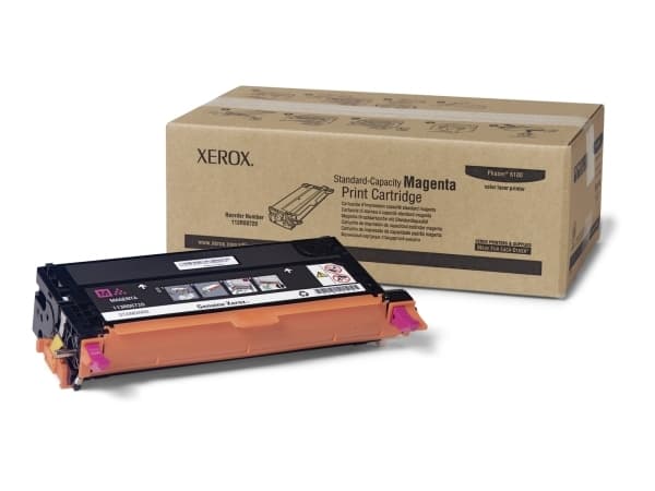 Xerox Magenta Vakiokapasiteettinen Tulostuskasetti, Phaser 6180 -Sarja, 2000 sivua, Magenta