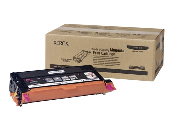 Xerox Magenta Vakiokapasiteettinen Tulostuskasetti, Phaser 6180 -Sarja, 2000 sivua, Magenta