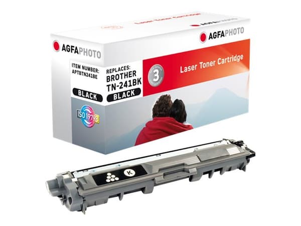 AgfaPhoto - Svart - kompatibel - tonerpatron (alternativ for: Brother TN241BK) - for Brother DCP-9015, DCP-9020, HL-3140, HL-3150, HL-3170, MFC-9140,