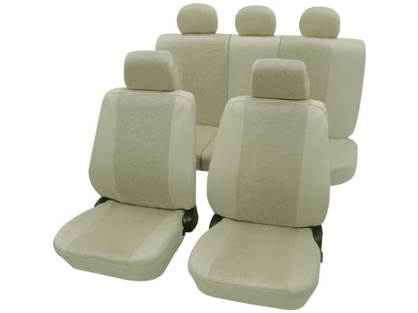 Petex 26174809 Sydney Sædebetræk 11 dele Polyester Beige Førersædet , Passagersædet , Bagsædet