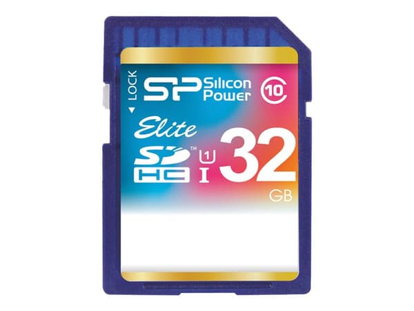 SILICON POWER Elite - Flashminnekort - 32 GB - Class 10 - SDHC UHS-I