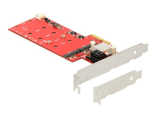 Delock - Kontrollerkort - M.2 Card - låg profil - RAID RAID 0, 1, 10 - PCIe 2.0 x4