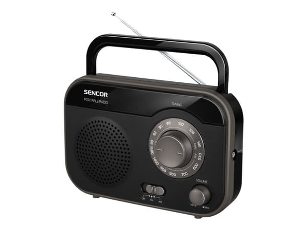 Sencor SRD 210 - Personlig radio - 1 watt - svart