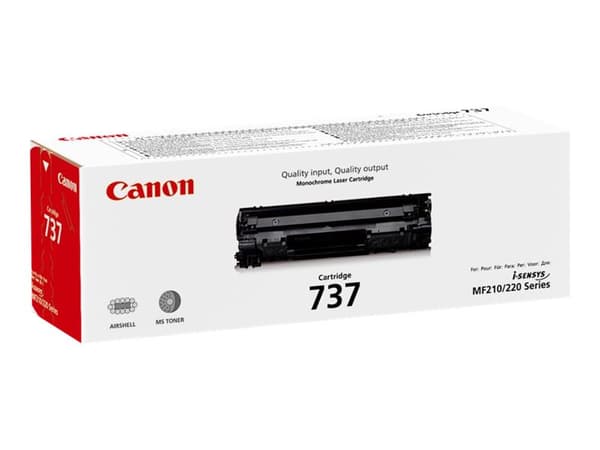 Canon 737 - Svart - original - tonerpatron - for i-SENSYS LBP151, MF211, MF216, MF217, MF229, MF231, MF232, MF237, MF244, MF247, MF249