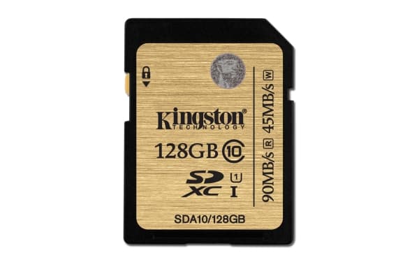 Kingston Ultimate - Flash-minneskort - 128 GB - UHS Class 1 / Class10 - 300x - SDXC